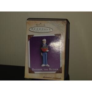 New 2004 Hallmark‎ Keepsake Halloween Ornament "Bateson the Butler" NIB